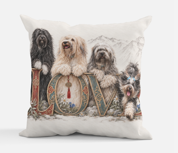 LOVE - Heritage Collection | Tibet Terrier Dekokissen